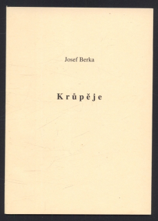 Berka, Josef - Krůpěje