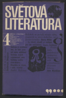 Světová literatura 1968/04 (13. ročník)