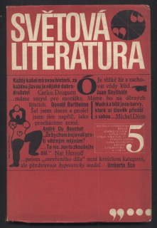 Světová literatura 1968/05 (13. ročník)