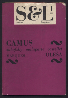 Světová literatura 1970/01 (15. ročník)