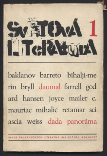 Světová literatura 1966 (kompletní 11. ročník, 6 čísel)