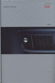 Audi RS 6 (reklamní publikace a ceník výbavy)
