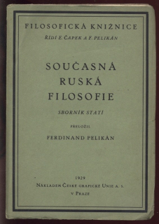 Pelikán, Ferdinard - Současná ruská filosofie