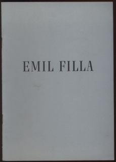 Emil Filla (katalog k výstavě)