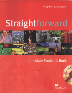 Kerr, Philip; Jones, Ceri; Waterman, John - Straightforward. Intermediate Student's book  plus  Workbook s klíčem ( plus  2 CD)