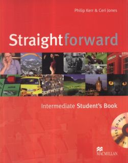 Kerr, Philip; Jones, Ceri; Waterman, John - Straightforward. Intermediate Student's book  plus  Workbook s klíčem ( plus  2 CD)
