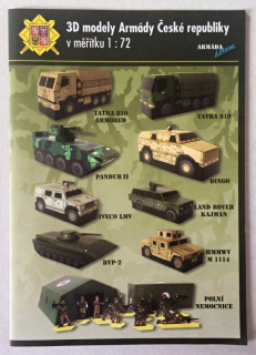 Tichý, David; Havran, Roland - 3D modely Armády České republiky 1:72