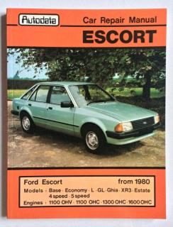 Car Repair Manual - Escort (anglicky)
