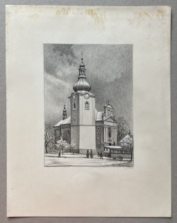 Červený Kostelec (kresba)