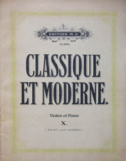 Mařák, Jan - Classique Et Moderne