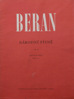 Beran, Josef - Národní písně pro nejmenší houslisty op. 14, sešit II.