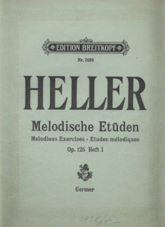 Heller, Stephen - Melodische etüden für die jugend für pianoforte zu zwei handen op. 125 Heft 1