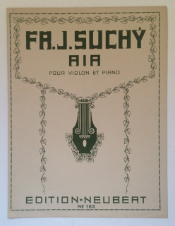 Suchý, Fr. J. - Air pour violon et piano