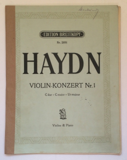 Haydn, Joseph - Violin-Konzert Nr. 1, C dur