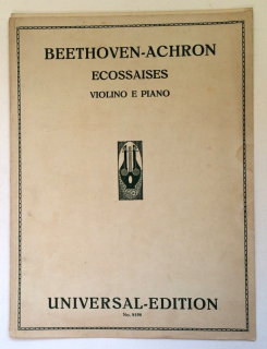 Beethoven, Ludwig van - Ecossaises Violino e Piano