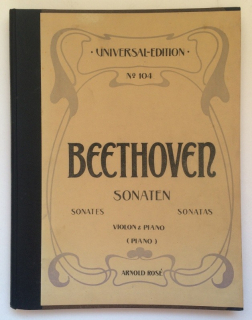 Beethoven, Ludwig van - Sonaten Violon  a  Piano (dva svazky)