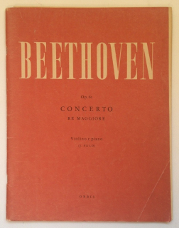 Beethoven, Ludwig van - Concerto Re Maggiore, Op. 61 Violino e piano