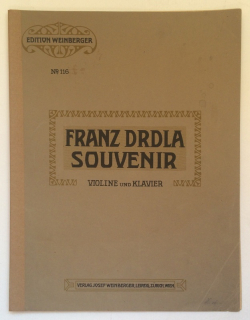 Drdla, Franz - Souvenir - Violine und Klavier