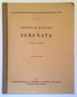 Kocian, Jaroslav - Serenata violino e piano