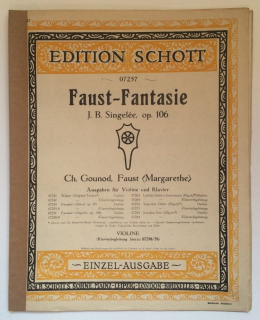 Singelée, J. B. - Faust - Fantasie, op. 106