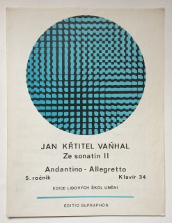 Vaňhal, Jan Křtitel - Ze sonatin II Andantino - Allegretto - 5. ročník