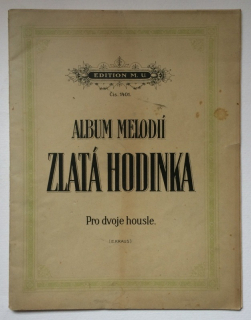 Kraus, E. - Album melodií Zlatá hodinka pro dvoje housle