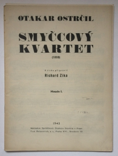 Ostrčil, Otakar - Smyčcový kvartet (1899) (4 svazky)