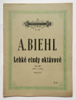 Biehl, A. - Lehké etudy oktávové, Op. 140