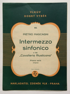 Mascagni, Pietro - Intermezzo sinfonico z op. "Cavalleria Rusticana"
