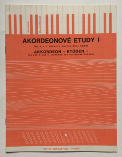 Ondruš, Ján; Dikánová, Marcela - Akordeonové etudy I pro 2. a 3. ročník lidových škol umění