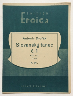 Dvořák, Antonín - Slovanský tanec č. 1, Piano 2 ms. č 508