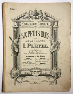 Schultze, Max - I. Pleyel - 6 Duos pour 2 violons, Op. 23 (2 svazky)