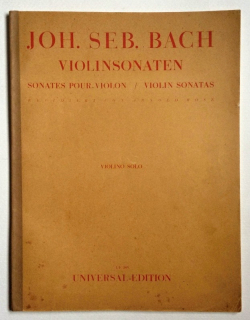 Bach, Johann Sebastian - Violinsonaten