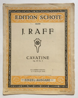 Raff, J. - Cavatine, Op. 85 Nr.3