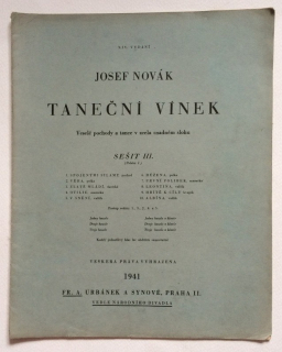 Novák, Josef - Taneční vínek - Veselé pochody a tance v zcela snadném sloho