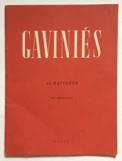 Gaviniés, Pierre - 24 Matinées pour Violon