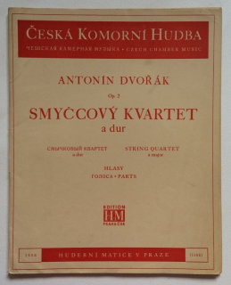 Dvořák, Antonín - Smyčcový kvartet a dur, Op. 2