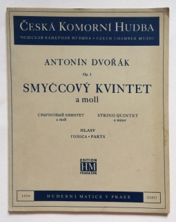 Dvořák, Antonín - Smyčcový kvintet a moll, Op. 1