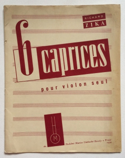 Zika, Richard - 6 Caprices pour violon seul