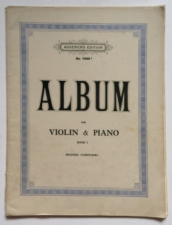 Hermann, F. - Album for Violin  a  Piano, book I - Modern Composers