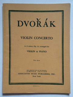 Dvořák, Antonín - Violin Concerto A moll, Op. 53
