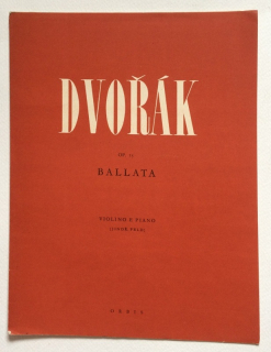 Dvořák, Antonín - Ballata, Op.15