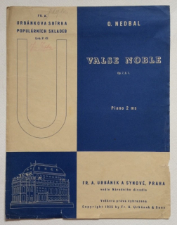 Nedbal, O. - Valse Noble, Op. 7, č. I.