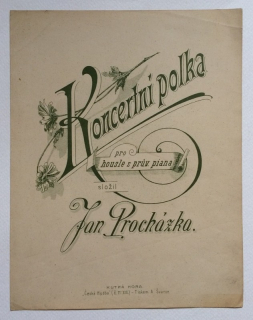 Procházka, Jan - Koncertní polka pro housle a prův. piana