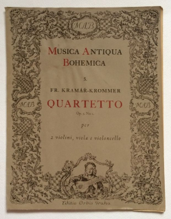 Kramář-Krommer, Fr. - Quartetto, Op. 5, No. I