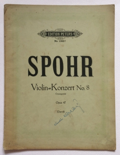Spohr, Louis - Violin=Konzert No.8, Op. 47