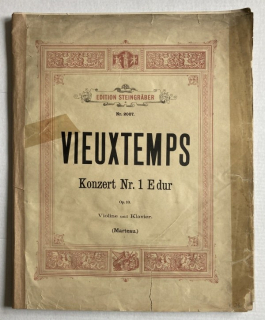 Vieuxtemps, Henri - Konzert Nr. 1 E dur, Op. 10