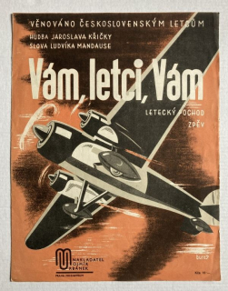Křička, Jaroslav; Mandaus, Ludvík - Vám, letci, Vám - letecký pochod