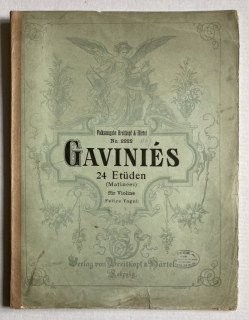 Gavini a #232;s, Pierre - 24 Etüden (Matinées) für Violine