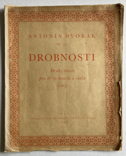 Dvořák, Antonín - Drobnosti, Op. 75 a, Druhý tercet pro dvoje housle a violu